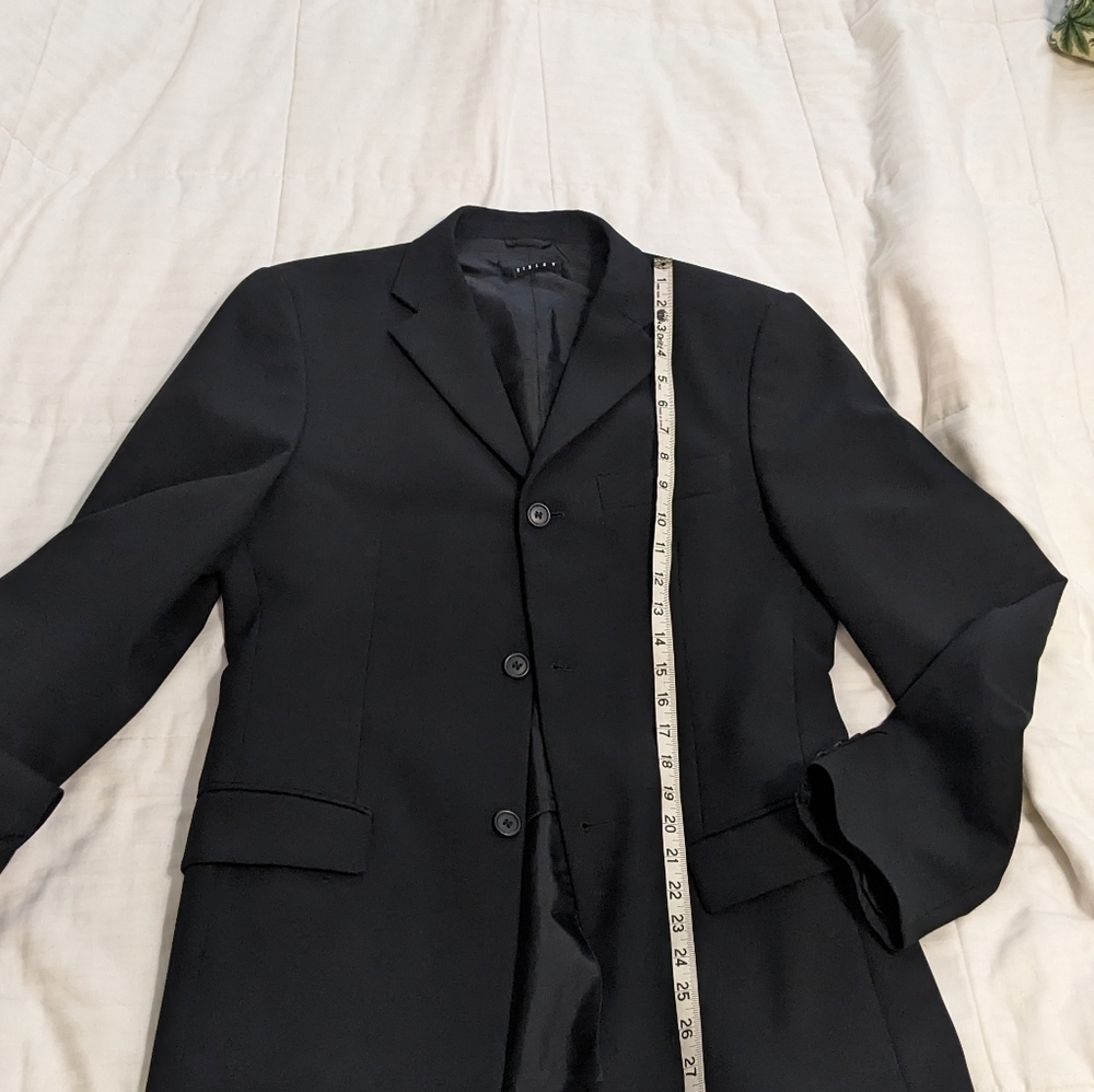 Sisley single breasted black suit jacket size 48 - Picture 6 of 9